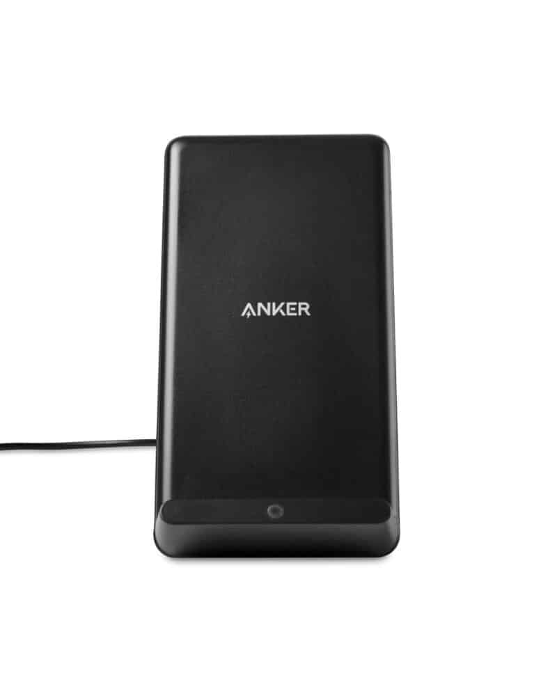 Custom Anker® PowerWave 10W Stand with Charger - Black - 1