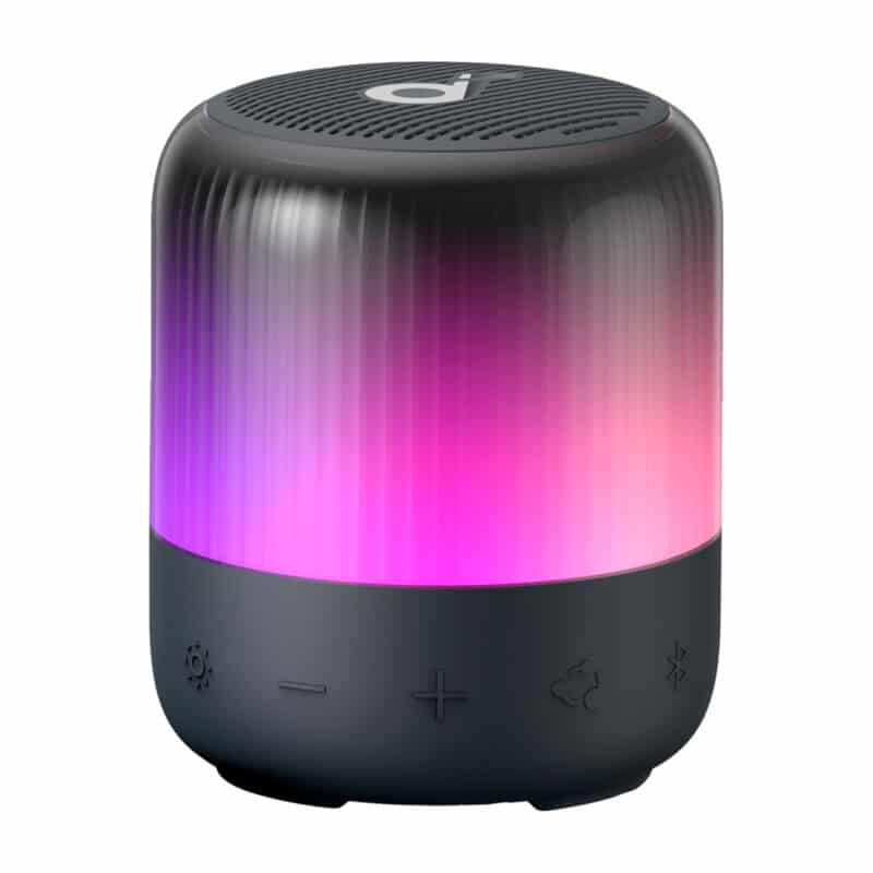Custom Anker® Soundcore Glow Mini Bluetooth® Speaker - Black - 3