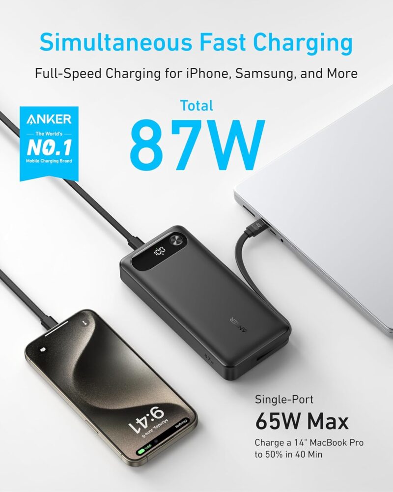 Custom Anker 20K 87W Power Bank - 3