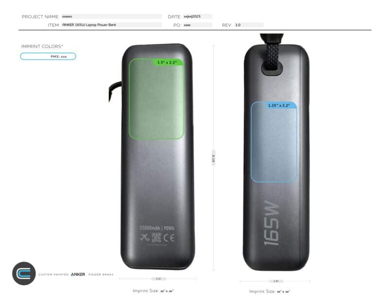 Custom Anker 25K 165W Laptop Power Bank - 2