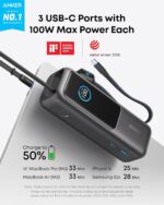 Custom Anker 25K 165W Laptop Power Bank - 5