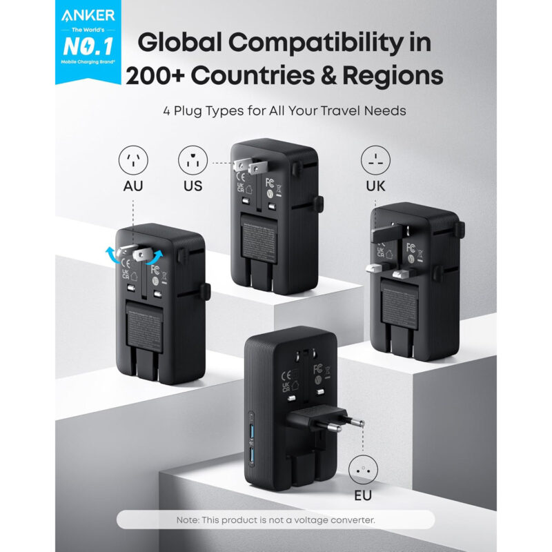Custom Anker Nano Travel Adapter - 2
