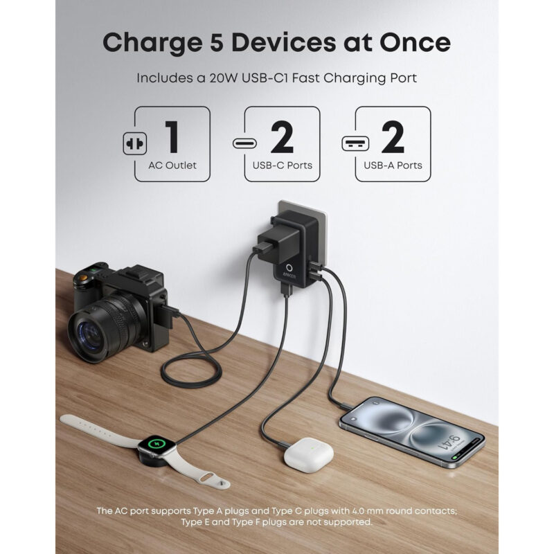 Custom Anker Nano Travel Adapter - 4