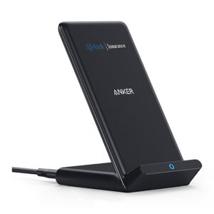 Custom Anker PowerWave 10W Stand with Charger - Black
