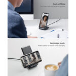 Custom Anker PowerWave 10W Stand with Charger - Black - 4